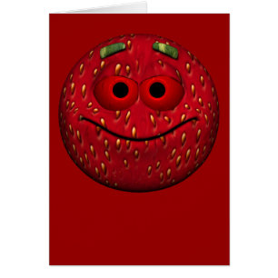 Funny Strawberry Cards