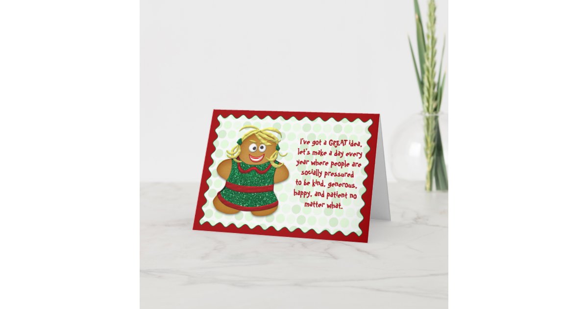 Funny Stress Free Christmas Greeting Card | Zazzle Funny Stress Free Christmas Greeting Card | Zazzle