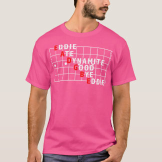 Funny String Name Eddie Ate Dynamite Good Bye Eddi T-Shirt