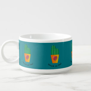 Funny Stuck On You Cactus Bowl