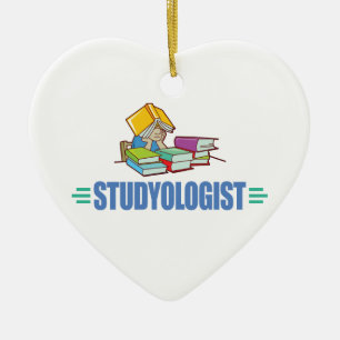 Funny Student Ceramic Ornament
