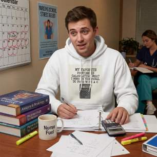 Funny Student Final Exam Calculator Quote Hoodie