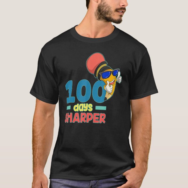 Funny Student Kids 100th Day Gift Happy 100 Days O T-Shirt (Front)