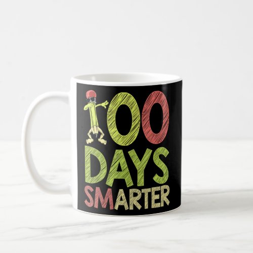 Funny Student Kids Gift Dab Pencil Happy 100 Days  Coffee Mug