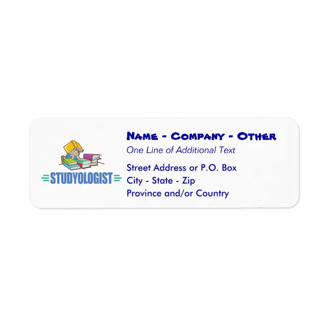 Funny Student Label | Zazzle