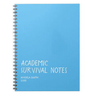 Funny Student Notebook, Study Humor Journal, Back Notebook