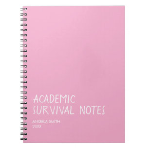 Funny Student Notebook, Study Humor Journal, Back  Notebook