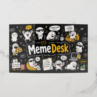 Funny Student Planner Tri-Fold Brochure