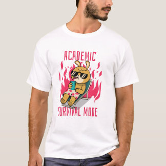 Funny Student Shirt Academic Survival Mode