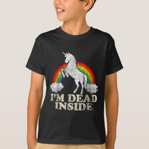 Funny Stuff - Unicorn I'm Dead Inside Sarcastic De T-Shirt