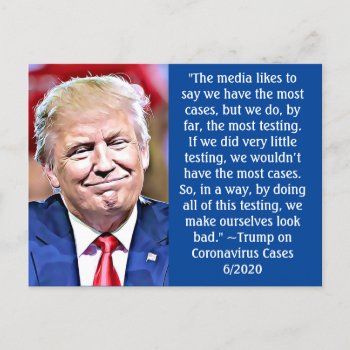 Funny Stupid Trump Quotes Memorabilia Keepsake Postcard by wheresthekharma at Zazzle
