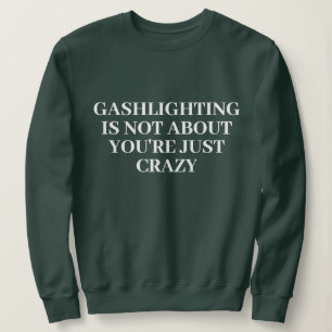 Funny Stylish Cute Custom Minimal Monogram Green . Sweatshirt