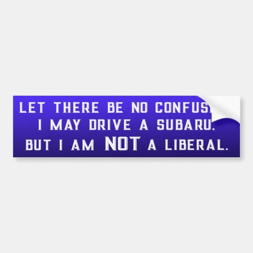Funny Subaru _ Bumper Sticker