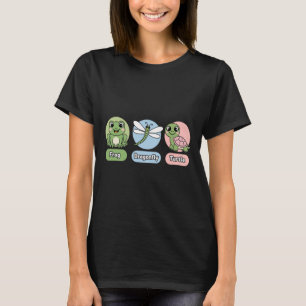 Funny Subtle Political Humor Frog Dragonfly Turtle T-Shirt