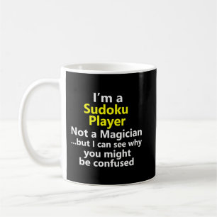Funny Sudoku Player Job Career Occupation Professi Coffee Mug