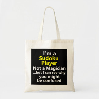 Funny Sudoku Player Job Career Occupation Professi Tote Bag