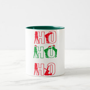 funny suggestive ho ho ho christmas mug design