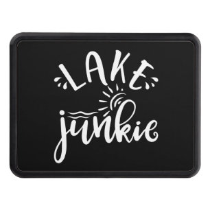 Funny Summer Beach Design. Lake Junkie Hitch Cover
