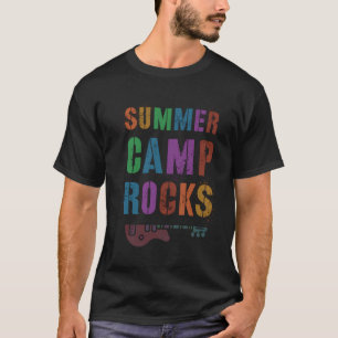 Funny Summer Camp Rocks Kids Counselor Director Sq T-Shirt