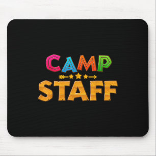 Funny Summer Camp Staff Director Camping Counselor Mouse Pad