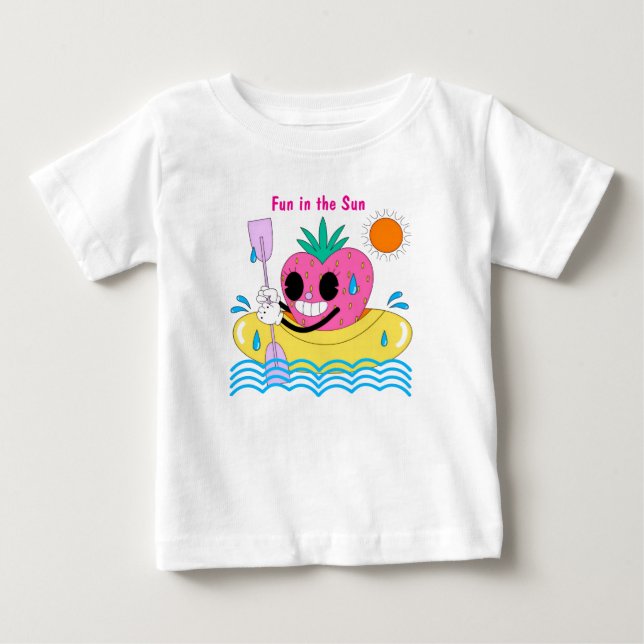 Funny Summer Fruit Kids T-Shirt (Front)