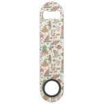 Funny Summer Pattern With Ships Bar Key