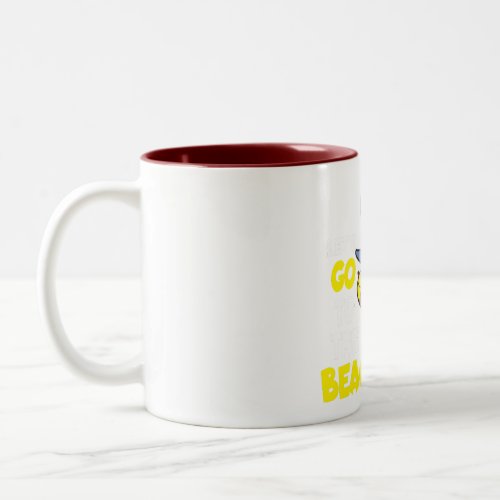 Funny Summer Shark Beach Design PNG & SVG | Cute A Two-Tone Coffee Mug
