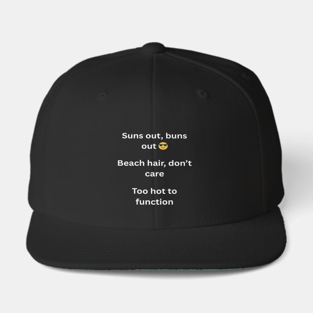 Funny Summer T-Shirt Slogans 2026 Trending Beach H Visor (Front)