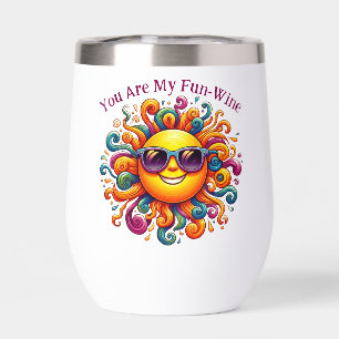 Funny Summer Thermal Wine Tumbler