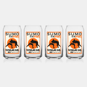 Funny Sumo Wrestler Can Glass