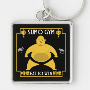 Funny Sumo Wrestler Keychain