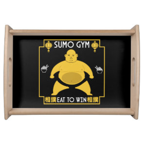 Funny Sumo Wrestler Serving Tray