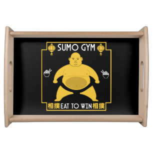 Funny Sumo Wrestler Serving Tray