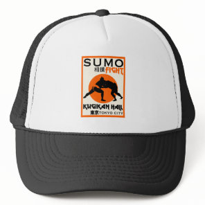 Funny Sumo Wrestler Trucker Hat