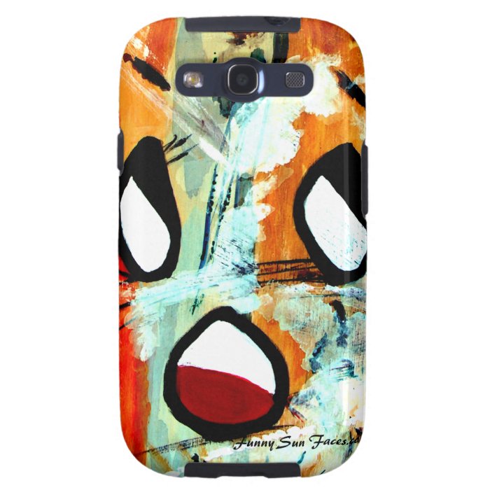 Funny Sun Faces Halloween Samsung Case Samsung Galaxy S3 Covers