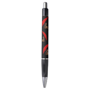 Funny Sun Smart Meerkat Under Umbrella, Pen