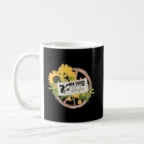 Funny Sunflower Heifer Cow Gift Shirt Tee Country  Coffee Mug