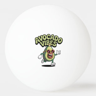 Funny Sunglasses Avocado Ping Pong Ball