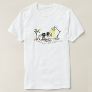 Funny Sunglasses on Vacation Cartoon Summer T-Shirt