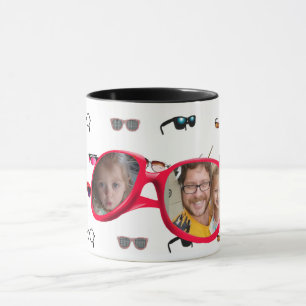 Funny Sunglasses Photo Personalized Coffee Mug