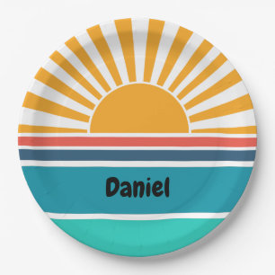 Funny Sunshine Paper Plates