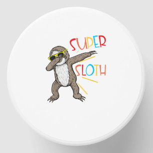 Funny Super Sloth Superhero Dabbing Dance Move Dab Mini Candle Favors