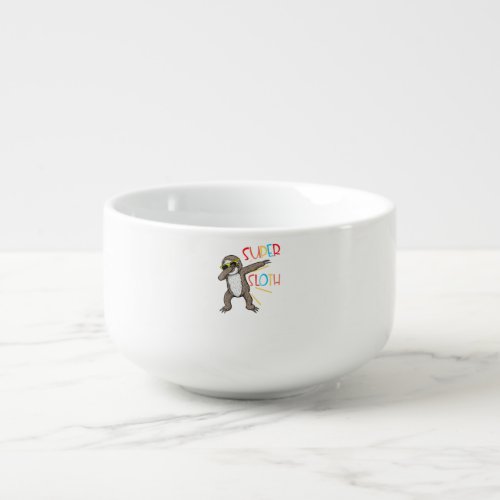 Funny Super Sloth Superhero Dabbing Dance Move Dab Soup Mug Funny Super Sloth Superhero Dabbing Dance Move Dab Soup Mug