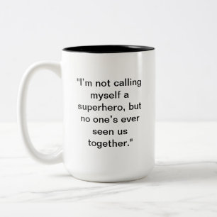 Funny Superhero Mug Custom Name Gift