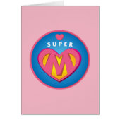 Funny Superhero Superwoman Mom emblem (Front)