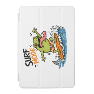 Funny Surf Mode Frog Silly Frog Summer iPad Mini Cover