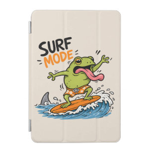 Funny Surf Mode Frog Silly Frog Summer iPad Mini Cover