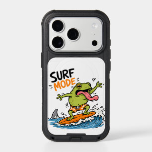 Funny Surf Mode Frog Silly Frog Summer  iPhone 17 Pro Case