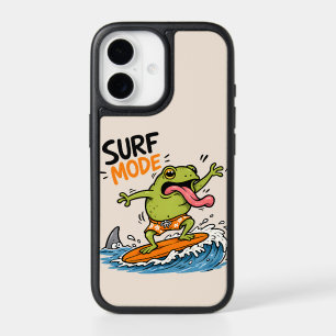 Funny Surf Mode Frog Silly Frog Summer  iPhone 17 Case