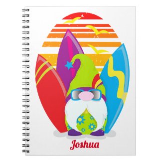 Funny Surfer Gnome Personalised